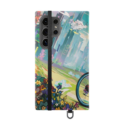 🐸🚵 Cyberpunk Frog Flip Case – High-Tech Adventure & Neon Velocity