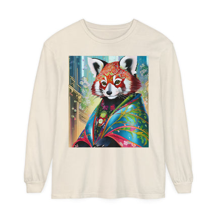 Cybernetic Red Panda Long Sleeve T-Shirt