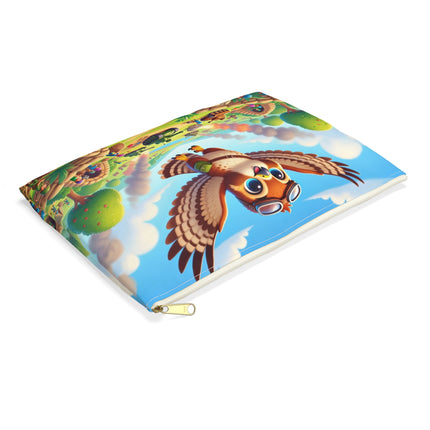 Red-Tailed Hawk in Battle Accessory Pouch – Sky Guardian & Bold Flight