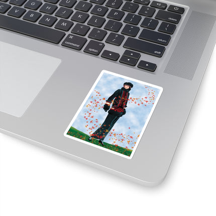 Elegance in Autumn Kiss-Cut Stickers (4 Sizes)