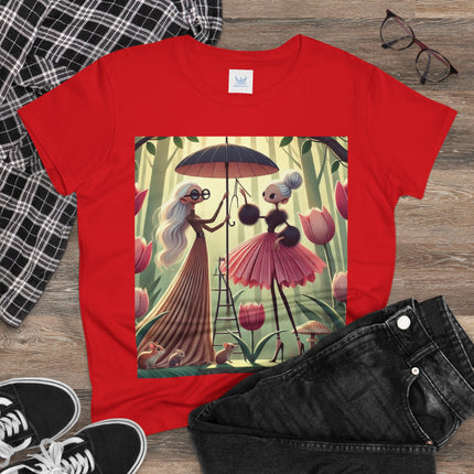 Under the Tulip Parasol Cotton Tee