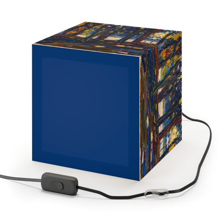 In the park of St. Cloud – Fall II by Wassily Kandinsky Light Cube Lamp