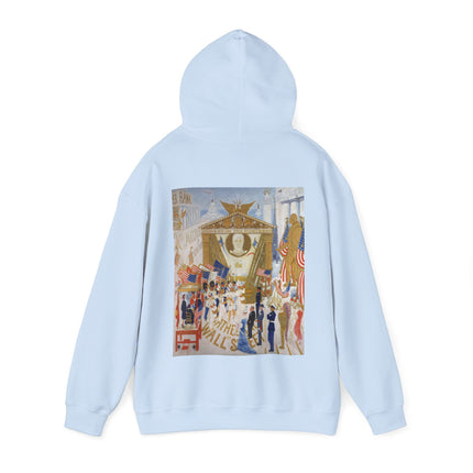 The Cathedrals of Wall Street by Florine Stettheimer Heavy Blend™ Hooded Sweatshirt