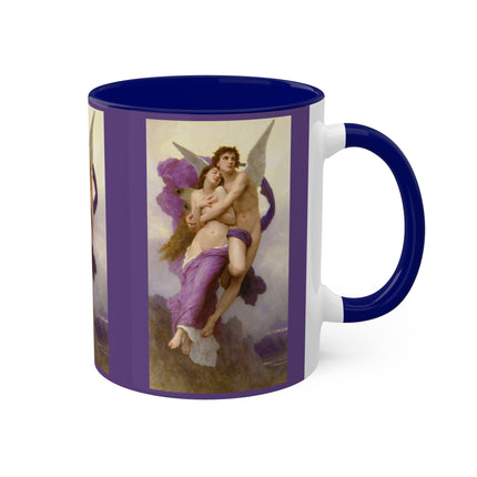 The Abduction of Psyche by William Bouguereau Colorful Mugs, 11oz