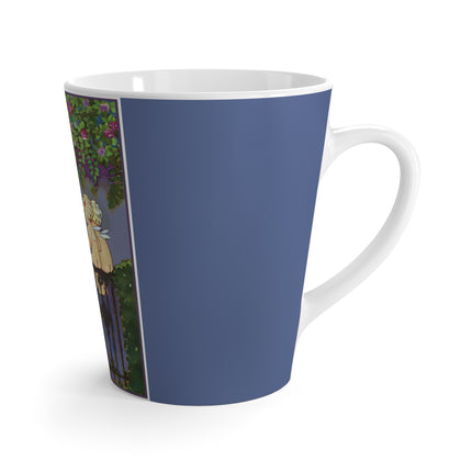 Whispers of Love: A Vintage Art Deco Fairytale Latte Mug