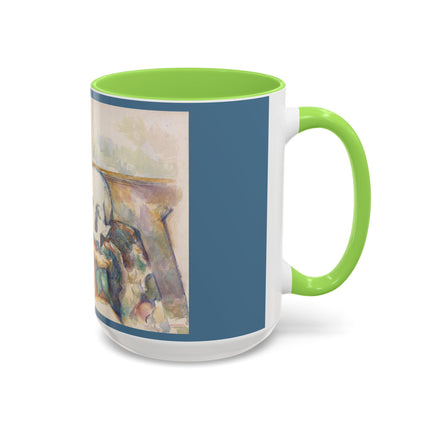 The Three Skulls by Paul Cézanne Colorful Mugs (11oz, 15oz)