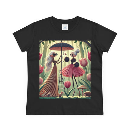 Under the Tulip Parasol Cotton Tee