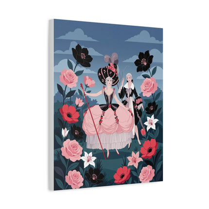 🌹🎭 The Rose Masquerade Promenade Placemat – Art Deco Floral Elegance