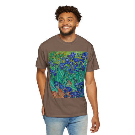 Irises by Van Gogh Unisex Garment-Dyed T-shirt