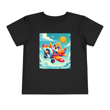 Joyful Bird Aviator Toddler Short Sleeve Tee