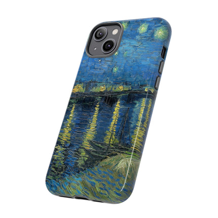 Starry Night Over the Rhone by Vincent Van Gogh Phone Cases