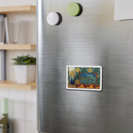 Shrimps, Kingfisher and Fish by Maurice Pillard Verneuil Die-Cut Magnets (5 Sizes)