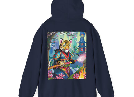 Cyberpunk Leopard – Heavy Blend™ Hooded Sweatshirt