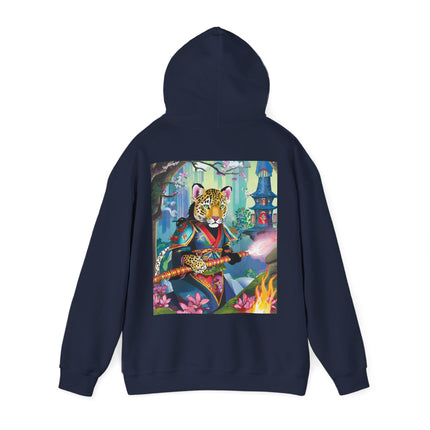 Cyberpunk Leopard – Heavy Blend™ Hooded Sweatshirt