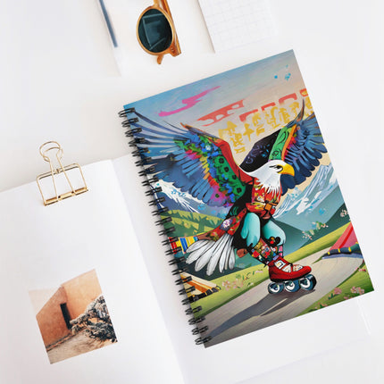 Eagle Skater Spiral Notebook - Ruled Line