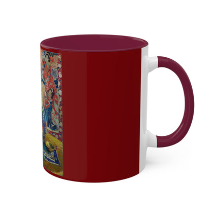 Fish, Fruits, and Flowers by Kathryn E. Cherry Colorful Mugs, 11oz