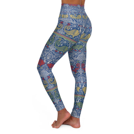 Arabesques by Émile Prisse d'Avennes High Waisted Yoga Leggings (AOP)
