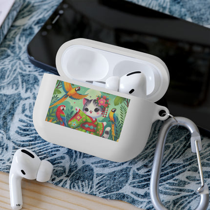 Parrot Dance of the Geisha Kitten AirPods and AirPods Pro Case