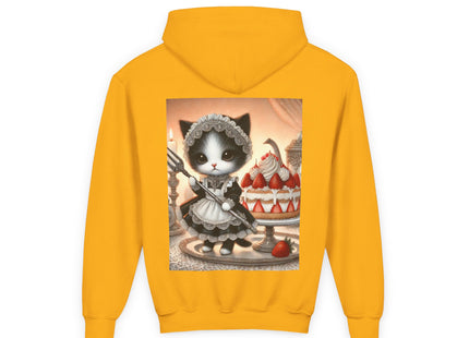 Patisserie Kitten Youth Heavy Blend Hooded Sweatshirt