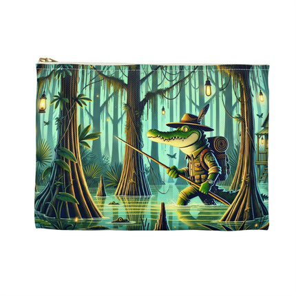 Swamp Stalker Accessory Pouch – Stealthy Predator & Misty Mystery