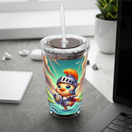 Valiant Duck Sunsplash Tumbler with Straw, 16oz