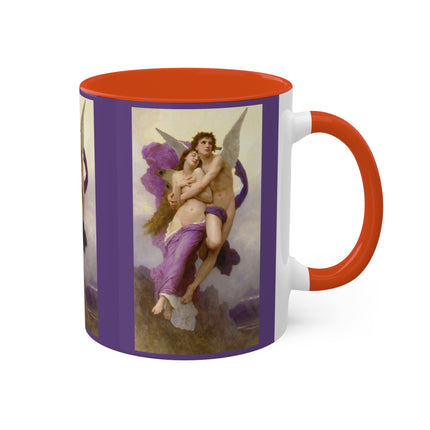 The Abduction of Psyche by William Bouguereau Colorful Mugs, 11oz