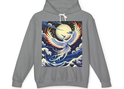 Majestic White Crane Hoodie