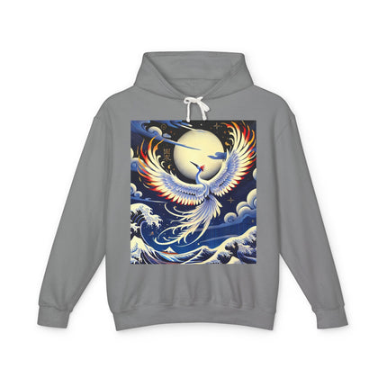 Majestic White Crane Hoodie