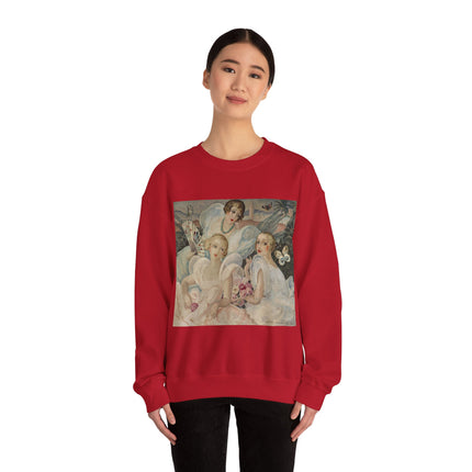 Les Femmes Fatales by Gerda Wegener Heavy Blend™ Crewneck Sweatshirt