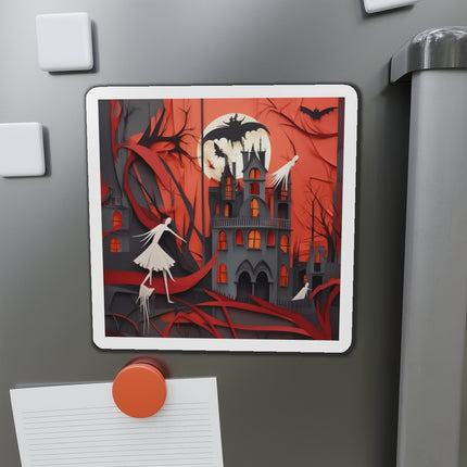 Halloween Night Scene Die-Cut Magnets (5 Sizes)