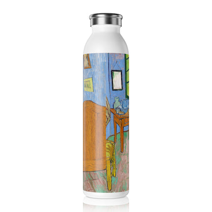 The Bedroom by Vincent van Gogh Slim Water Bottle