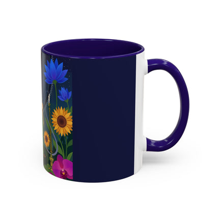 The Lady Of The Starlit Candles Colorful Mugs – Art Deco Theatrical Romance