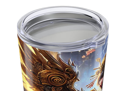 Valkyrie Descending Through Storm Tumbler 20oz