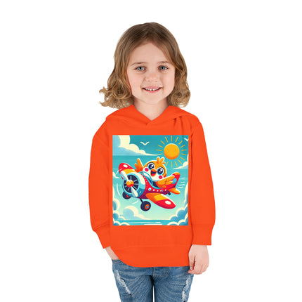 Joyful Bird Aviator Toddler Pullover Fleece Hoodie
