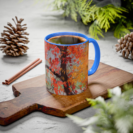 Autumn leaves by Edward Okuń Colorful Mugs (11oz, 15oz)