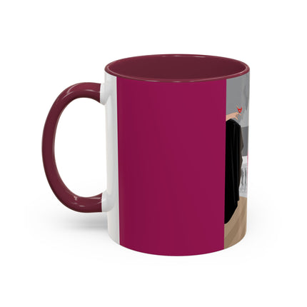 The Red Bird Colorful Mugs – Gentle Storybook Charm & Elegant Whimsy