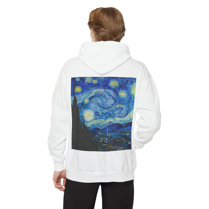 The Starry Night by Vincent Van Gogh Unisex Garment-Dyed Hoodie
