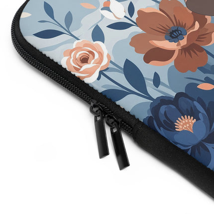 ☂️🧳 The Lady Of The Traveling Garden Laptop Sleeve – Art Deco Floral Adventure