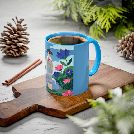 Garden Of New Beginnings Colorful Mugs – Art Deco Floral Elegance
