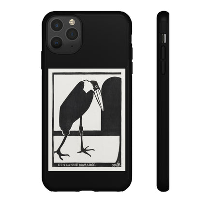 A Lame Marabou by Samuel Jessurun de Mesquita Phone Cases
