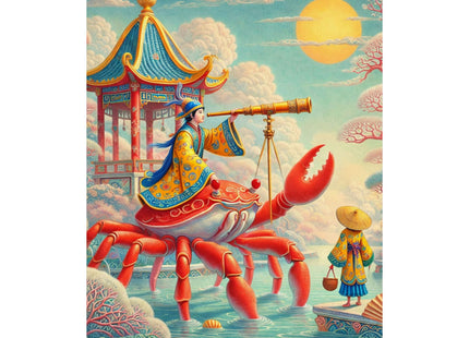 The Celestial Crab Navigator Matte Vertical Posters
