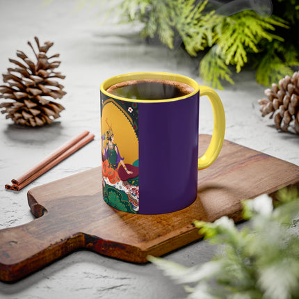 The Jewel Pavilion Colorful Mug (11oz, 15oz) – Royal Elegance, Peacock Beauty & Jewel-Toned Splendor