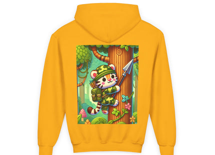 Stealthy Stripes Youth Heavy Blend Hooded Sweatshirt