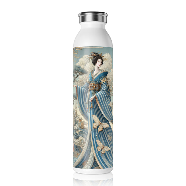 Butterfly Empress Slim Water Bottle 20oz – Graceful Butterflies & Timeless Elegance