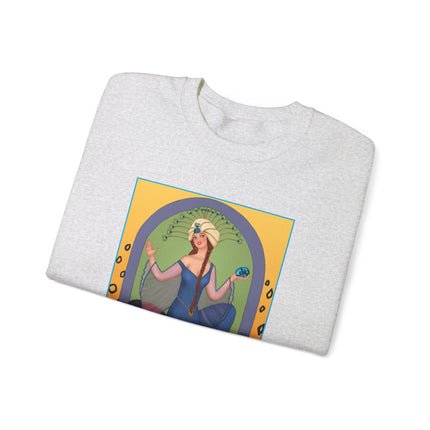 December & Tanzanite (from the Gem Series) by Sofia Chiostri Heavy Blend™ Crewneck Sweatshirt