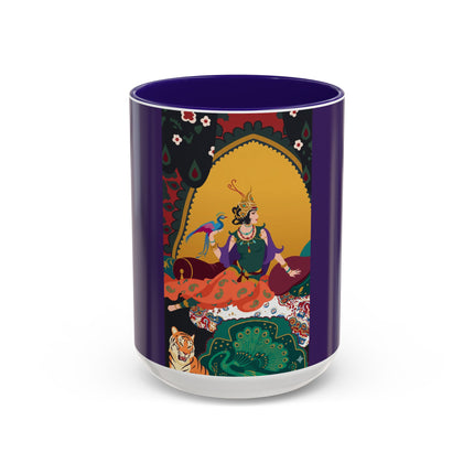 The Jewel Pavilion Colorful Mug (11oz, 15oz) – Royal Elegance, Peacock Beauty & Jewel-Toned Splendor
