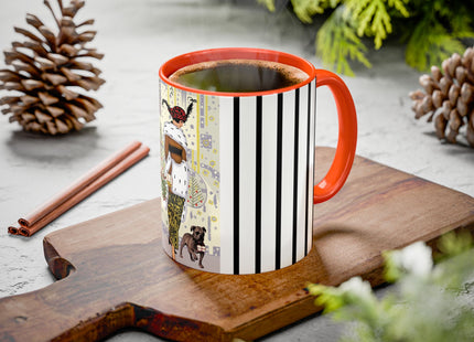 Wrapped in Elegance Colorful Mugs (11oz, 15oz)
