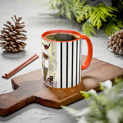 Wrapped in Elegance Colorful Mugs (11oz, 15oz)