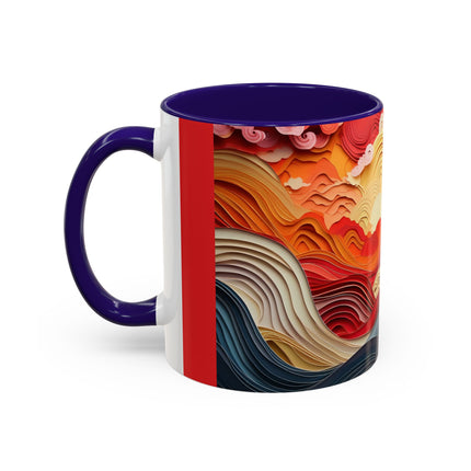 Vibrant Sunrise Sky Colorful Mugs (11oz, 15oz)