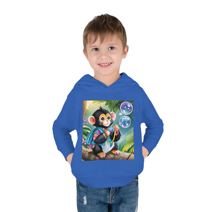 Bubble Magic in the Jungle Toddler Pullover Fleece Hoodie